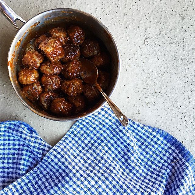  You shake my nerves and you rattle my brain.. Too much sauce drives a woman insane.. You broke my will, oh what a thrill - Goodness gracious great balls of meat! I just fell hard guys. Hard. #meatballs #CookingWithCocktails #CookbookComingSoon 