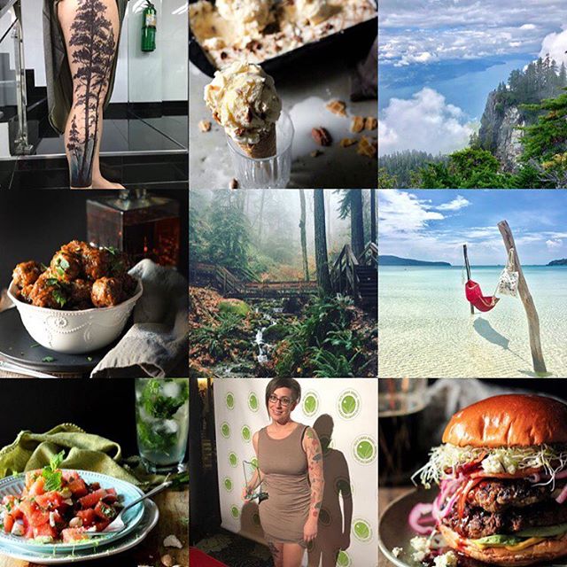 Holy adventures Batman. 💛✨💛 2018 was a crazy motha of a year. Between hikes, and boozy food recipes, and full leg tattoos, and moving to SE Asia for 6 months, and winning a @tastecanadaawards for #CookingWithCocktails, I’m overwhelmed and feeling so grateful. To the universe. To you. To myself. Of course, it hasn’t all been white chocolate and root-beer schnapps, and that’s okay - even if it doesn’t feel okay in the moment. Feel it. Lean into it. Or like my gal @mairlynsmith says, leap into it. The lows teach us incredible things about ourselves, and kindness, and how to be better humans. I’m glad for all of it. Thank you all for riding along on this insane and fucking incredible journey with me.
.
.
I don’t tend to set major resolutions, but I do take time to reflect and take stock. For 2019, Imma make a more focused effort to move my body every day because it feels good, hit my goal of reading 52 books for the year because stories make me happy, will set firmer boundaries to avoid toxic relationships and behaviour, and I want to hike the West Coast Trail - right @hcjohnstone ??? ✨ .
.
.
I thank y’all from the bottom of my whiskey glass.. and the best parts of my heart. Here’s to a happy, fulfilling, and BAAF 2019 ya’ll!! 🎉✨💕🥃💫 Full description of each photo in my stories. Click the little circle around my bio head to see them, as well as my favourite 18! #best9of2018 #Top9 #best9
