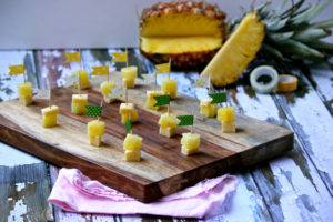 Pineapple and Cheese Sticks Appetizer - She Eats