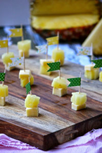 Pineapple and Cheese Sticks Appetizer - She Eats