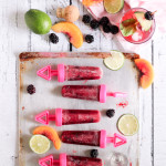 #PopsicleWeek: Sweet Summer Blackberry & Nectarine Margarita Popsicles - She Eats