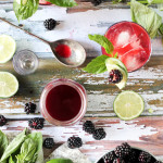 #DrinkTheSummer | Lime Blackberry Shrub Cocktail - She Eats