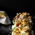 Super-Stuffed, Cheesy, Bacony Twice Baked Potatoes - She Eats