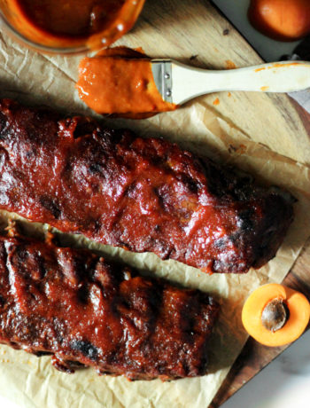 Firey Apricot & Whiskey Homemade BBQ Sauce Recipe - She Eats