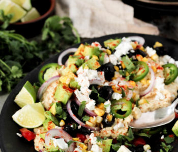 Vitamix Mexi Hummus Dip Recipe - Party Appetizers and Snacks - She Eats