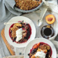 Boozy Bourbon Blueberry and Peach Cobbler - Summer Dessert Recipe - SheEats.ca